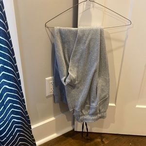 plain grey sweat pants